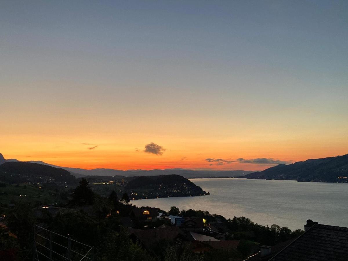Moderne Unterkunft Mit Panoramablick Auf Thunersee Krattigen Екстер'єр фото